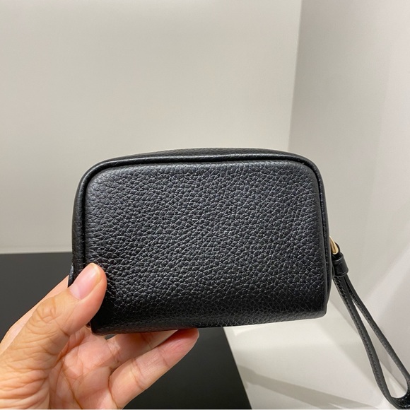 Coach Pouch Wristlet In Black CW906 - Picture 4 of 8
